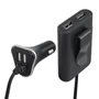 Autós USB gyorstöltő, 4x2,4A