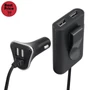 Autós USB gyorstöltő, 4x2,4A